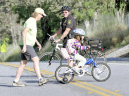 Students travel on two wheels