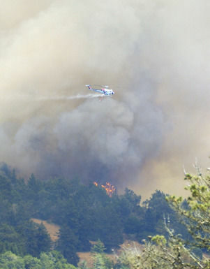 2,000 evacuate as fire reaches 2,800 acres