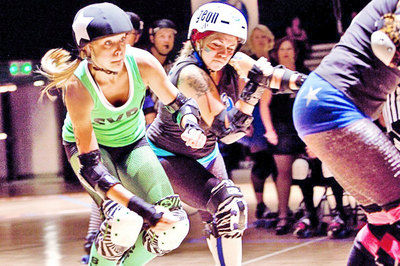 Roller girls are the county’s hot ticket