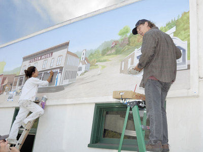 Felton mural nears completion