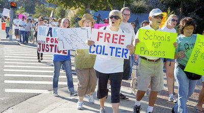 UPDATE: Boulder Creek’s White freed from prison after rally