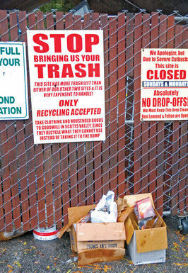 BC recycling center down in the dumps