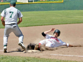 SLVH baseball slides in with a win