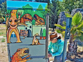 Artist leaves her mark on Scotts Valley