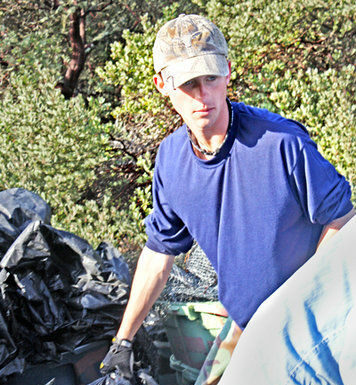 Scout cleans up old Henry Cowell grow