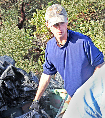 Scout cleans up old Henry Cowell grow