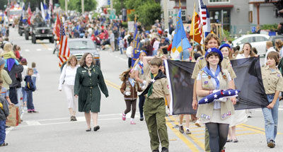 Memorial Day parade, festival approach