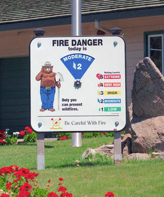 Fire danger high in county