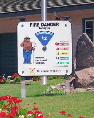 Fire danger high in county