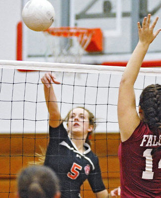 Girls volleyball: Cougars pounce on Falcon mistakes