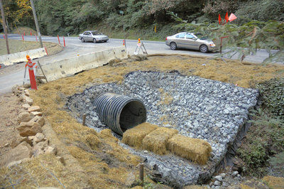 Graham Hill Road construction on pause for winter