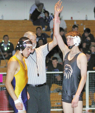 Five locals win league wrestling titles