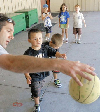 Children learn basics at SLV Sports Camp