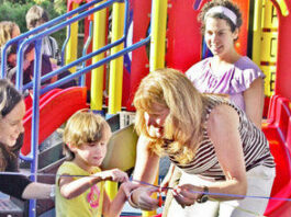 School celebrates playground