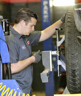 Shop adds wheel, tire and alignment services