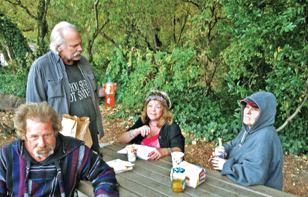 The experience of the homeless in Felton