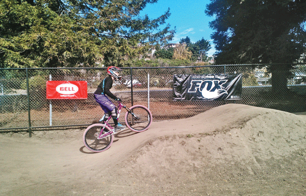 Pump track construction nears in Skypark