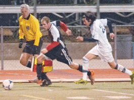 Falcons tie, Cougars fall in tight contest