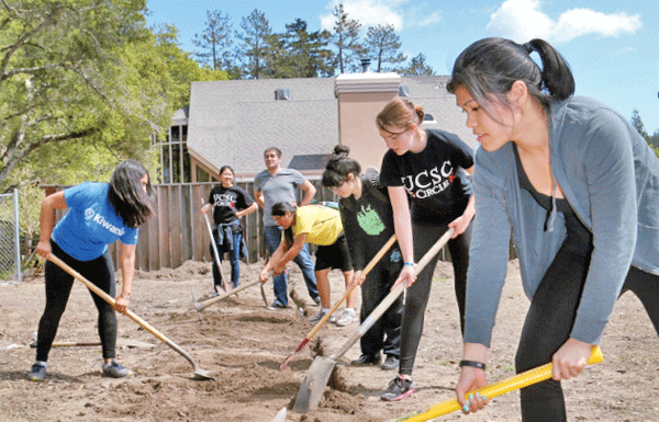 Community garden honoring Marcum breaks ground