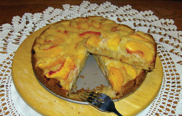 Plain Talk About Food: The preciousness of friendship and a summer peach cake