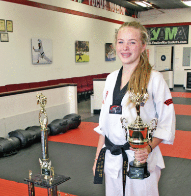 SV teen aces martial arts competition
