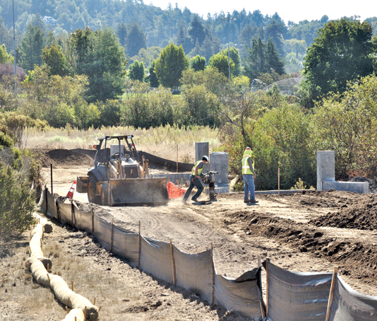 Safe paths in Scotts Valley nearing completion