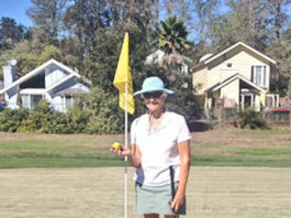 Aptos woman sinks hole-in-one at Valley Gardens