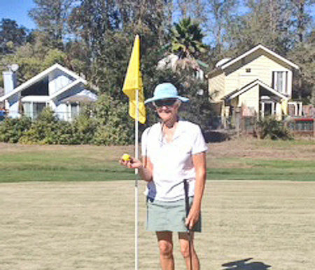 Aptos woman sinks hole-in-one at Valley Gardens