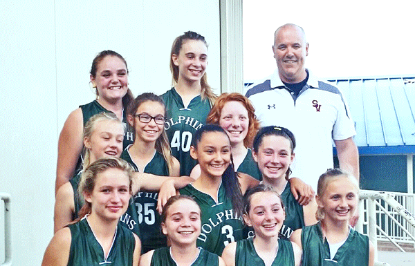 SVMS girls’ basketball team wins league championship