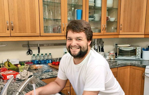 Local community member seeks aid after tragic accident