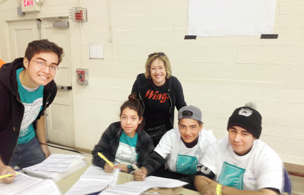 SLVHS students volunteer for Homeless Connect in Watsonville