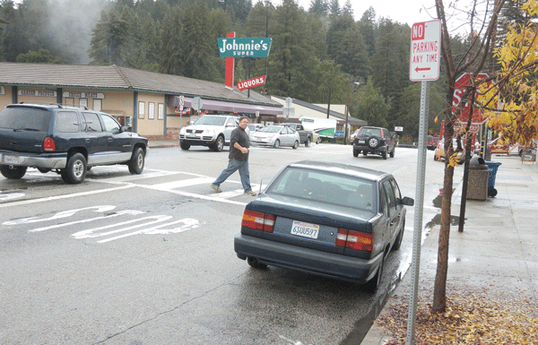 Pedestrian safety improvements in Boulder Creek