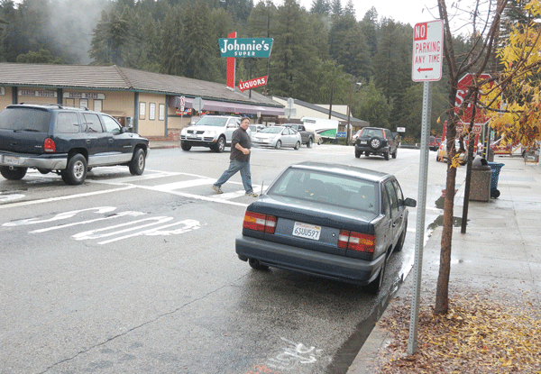 Pedestrian safety improvements in Boulder Creek