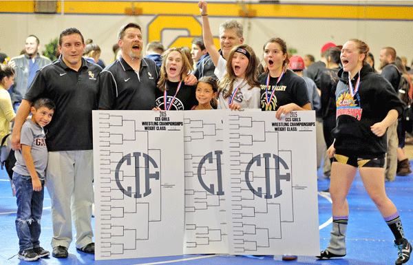 Falcon girls head to state wrestling championships