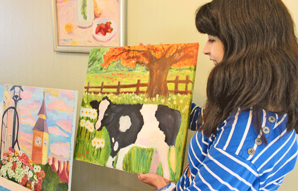 Young artist makes mark on community