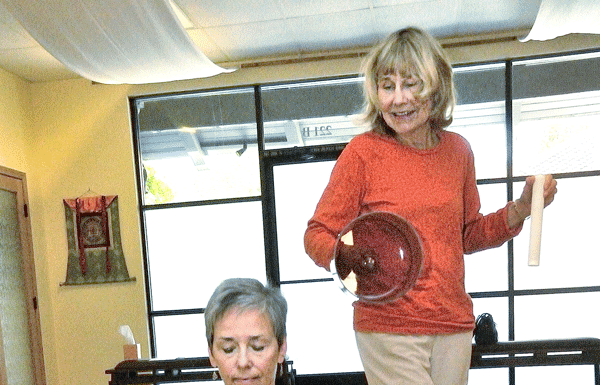 Crystal bowls return to Ananda Yoga