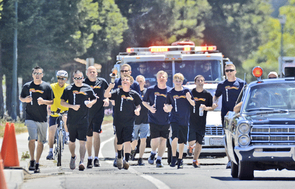 Local law enforcement runs Flame of Hope