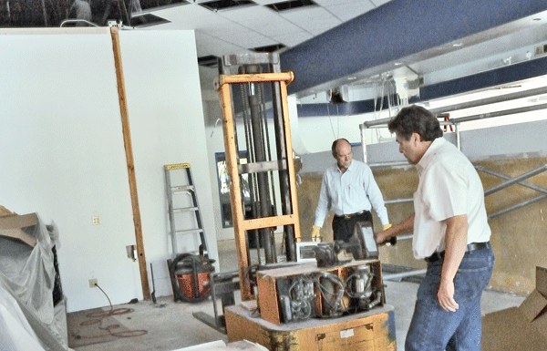 Volunteers creating SV performing arts venue