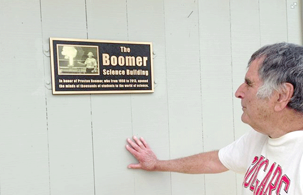 SLVHS Building named for retired Science Teacher