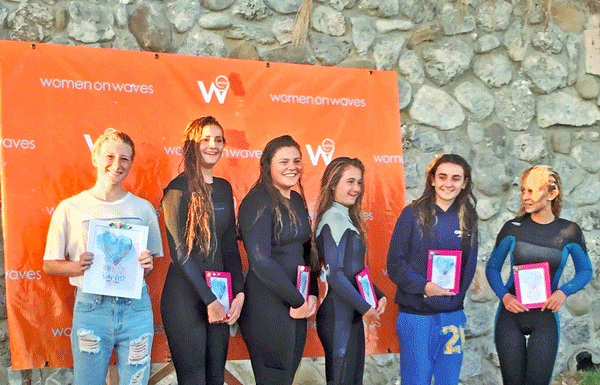 Local surfers dominate women’s surf competition