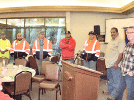 Highway 9 Caltrans Crew receive Rotary Club of San Lorenzo Valley’s first “Vocation Appreciation Award”