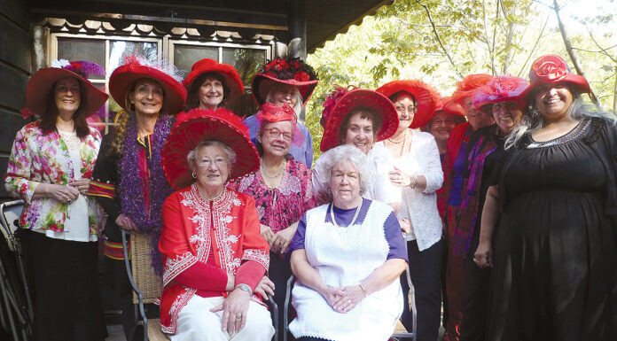 Colorful chapeaus big at Boulder Creek tea party