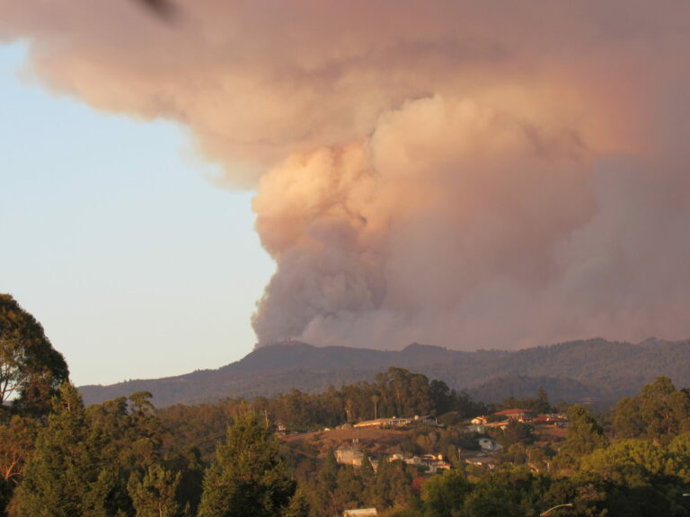 Wildfire at Loma Prieta