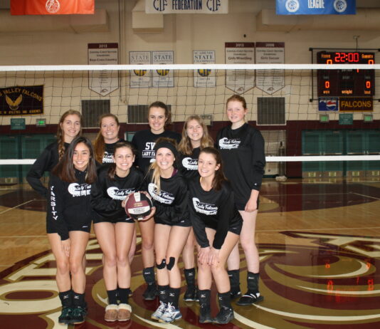Falcons girls volleyball team best in school history