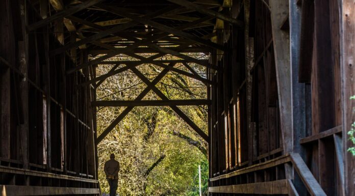 124-year-old Felton Covered Bridge gets new roof