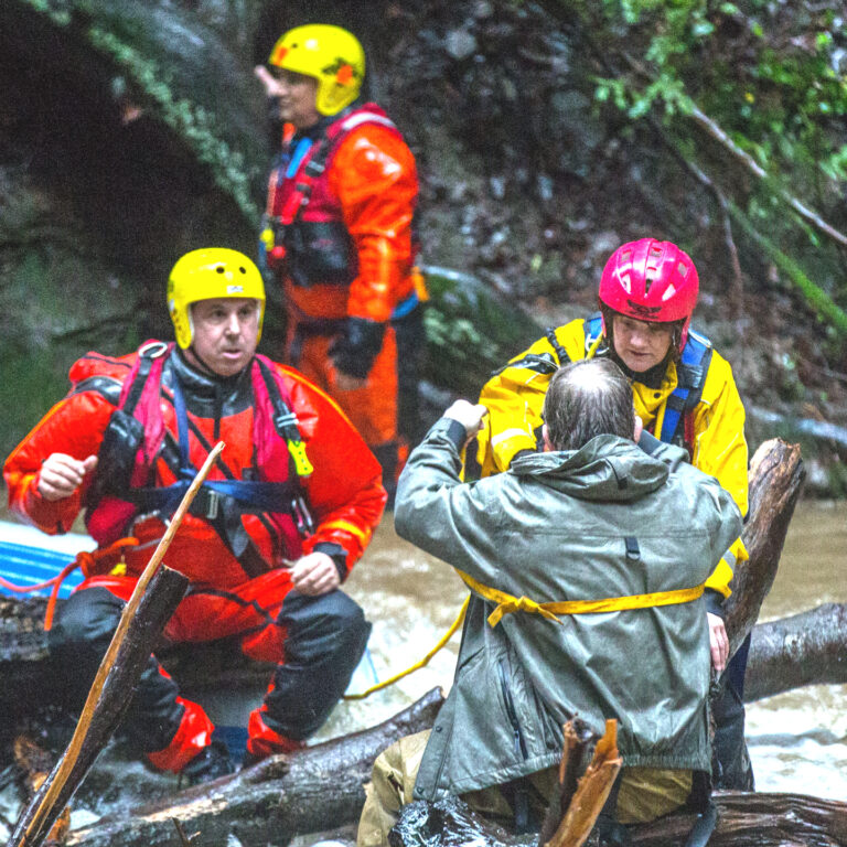 Dramatic rescue in Boulder Creek