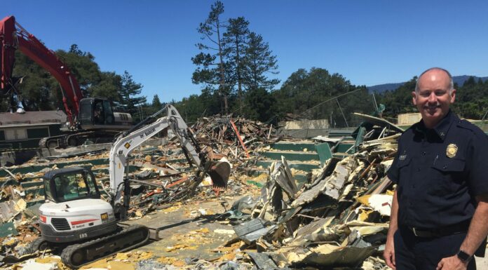 Middle School gym demolished