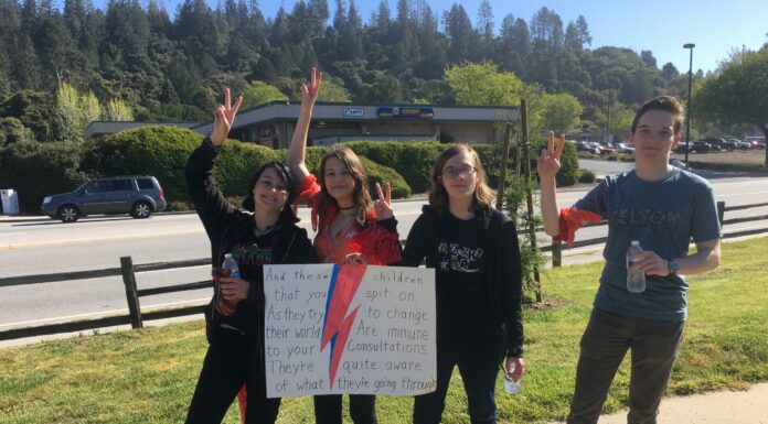 Second time in two months, students walk out for gun reform