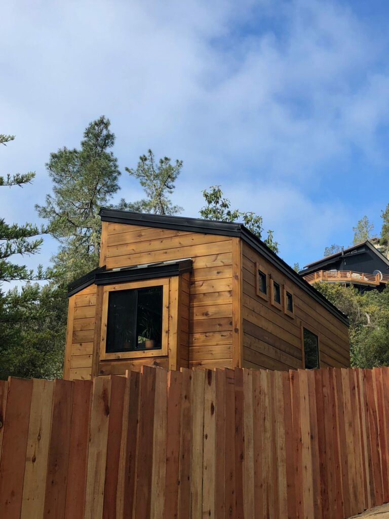 Tiny Home donated to homeless father and daughter by Boulder Creek family