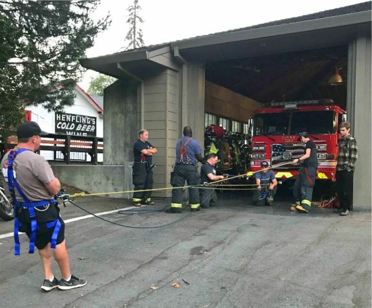 Ben Lomond Fire Dept., wired for public service